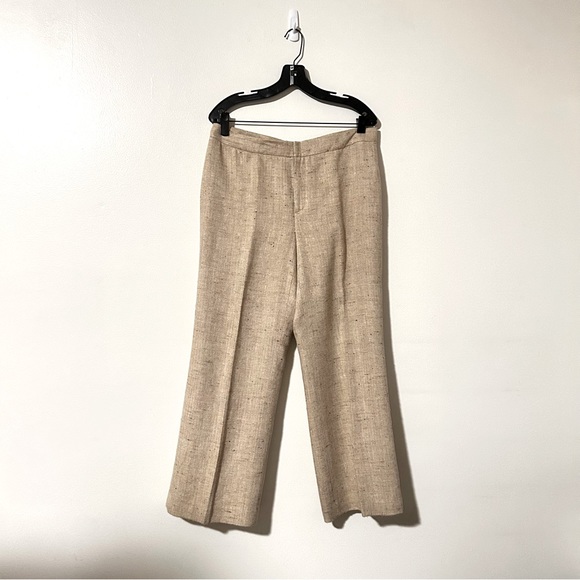 Dana Buchman Women’s Separates Herringbone Tan/Beige Blazer Size10 & Pants Size8 - Picture 8 of 13